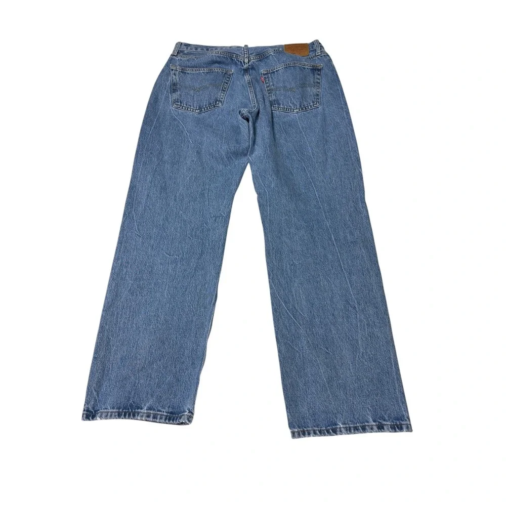 Levis 501 90s Premium Big E Mens Jeans Blue Straight‎ Leg Fly W31 L30 A1959-0012